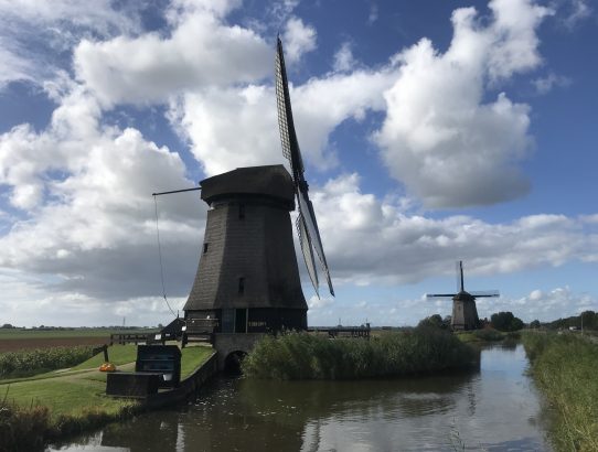 Holland ganz flach...