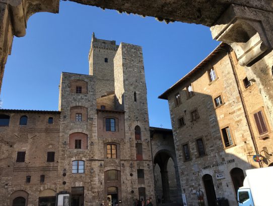 Auch Türme haben Geschlechter in San Gimignano
